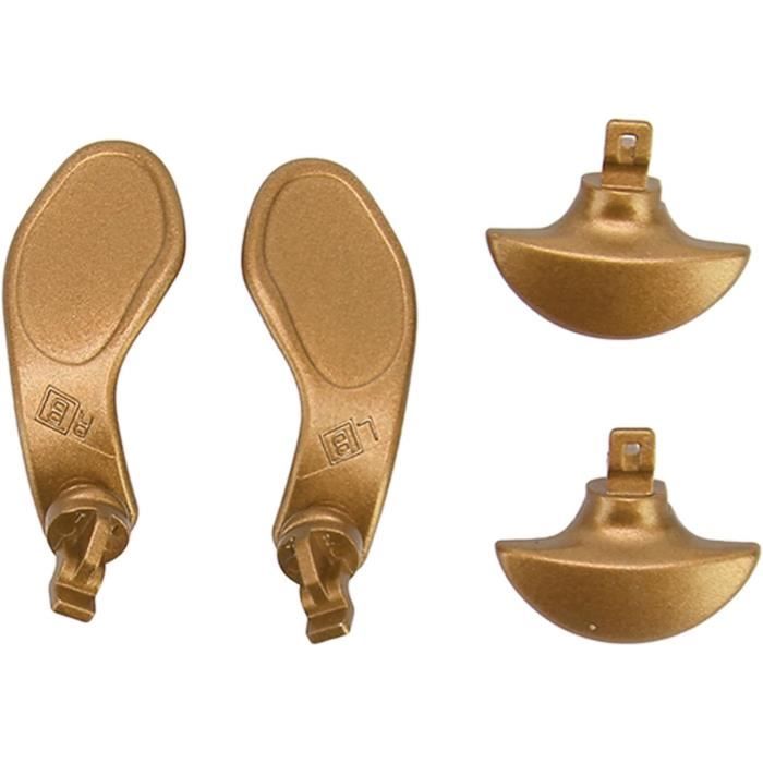 Palettes Arrière Pour Manette De Jeu - 4 Boutons Métal Interchangeables Bleus - Sans Outil