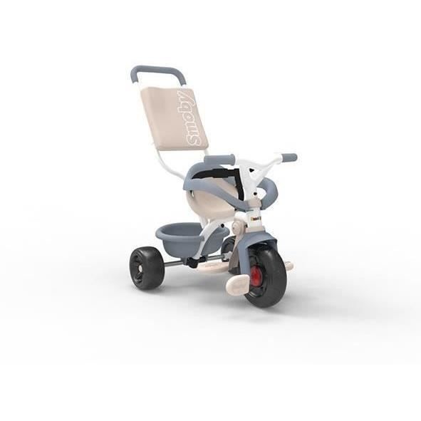 SMOBY - Tricycle évolutif pour bébé Be Fun Confort - Structure métal - Bleu