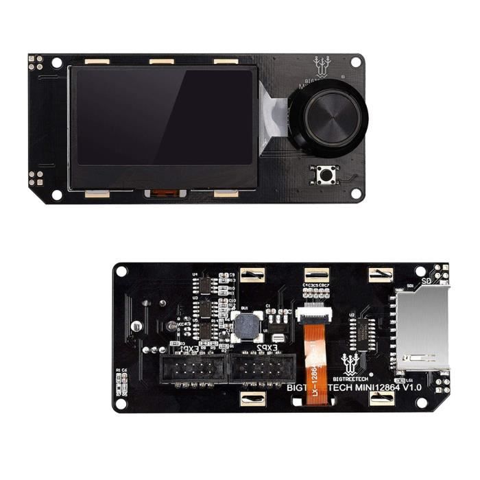 Module LCD Intelligent Pour Imprimante 3D - Compatible RAMPS 1.4, Avec Écran 2004, Encodeur Et Lecteur SD