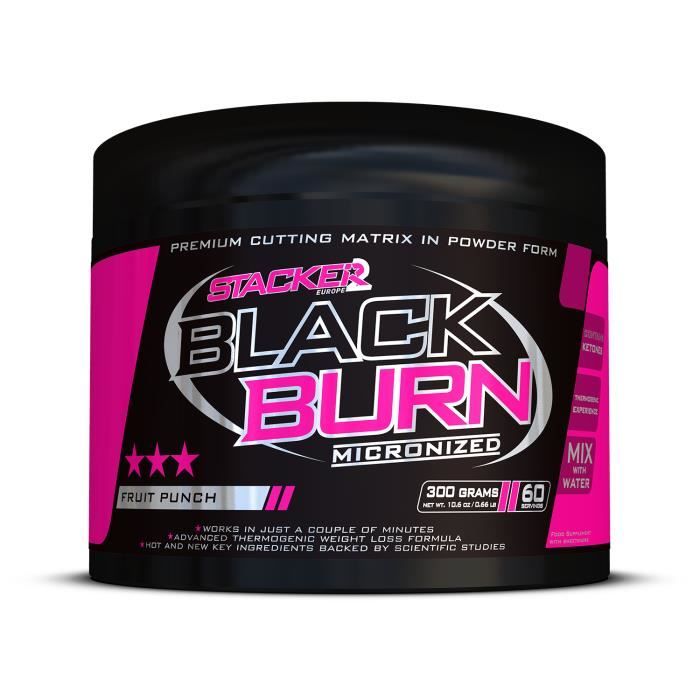 Black Burn Microni 300g Punch aux fruits Stacker2 Seche