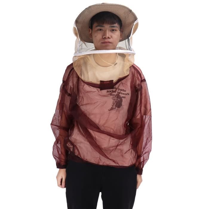 Costume D'apiculteur Ventilé – Veste Légère De Protection, Bleue, Taille Unique Pour Adulte