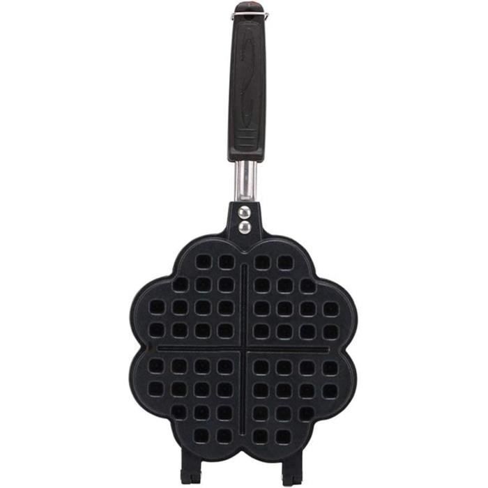 Petit Moule à Gaufre Ancien En Fonte L'Etoile - Idéal Barbecue, Cheminée, Feu De Camp