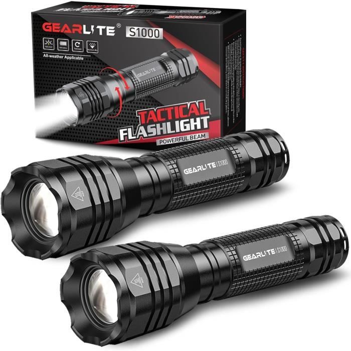 Lampe Torche WUBEN L1 2000 Lumens – Rechargeable USB, IP68, 6 Modes, Batterie Externe, Pivotante 180°