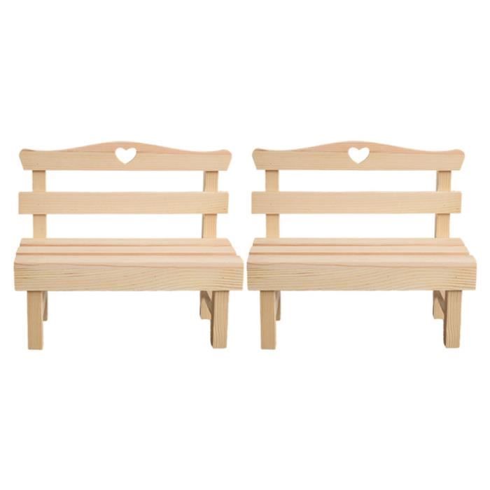 Ensemble Table Et Chaises Miniature Pour Maison De Poupée - Blanc, 95x75mm, Neuf