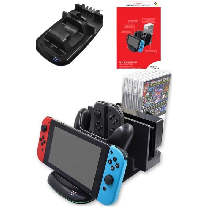 Station De Charge 4 1 Compatible Nintendo Switch 4 1 Et Chargeur Secteur Usb C - vue 2