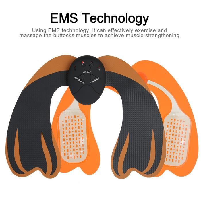 NEUF EMS Hips Trainer et Butt Toner Fessier Electrodes Fesses Lift ...