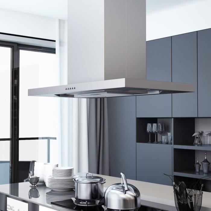 30394Luxe Hotte îlot Hotte aspirante tactile UltraSilencieuse Style — free download