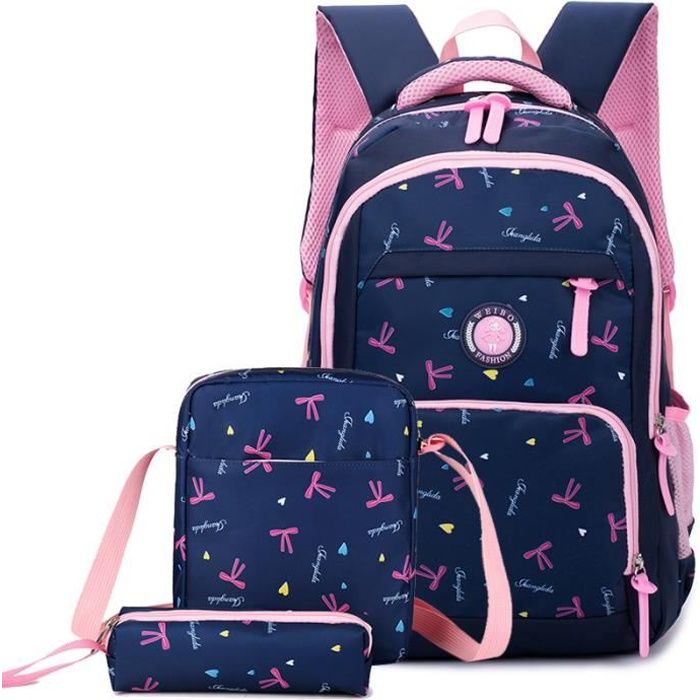 Cartable Fille Primaire Sac à Dos Enfant Primaire Set,VIPITH de Sac d