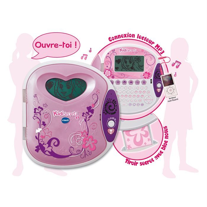 Vtech Secret Sécurité Ordinateur Portable Rose