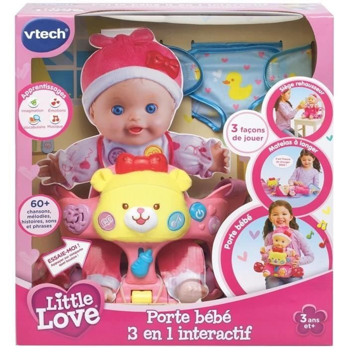 Porte bébé store jouet fille