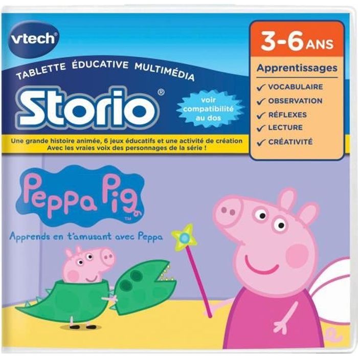 VTECH Jeu Storio - Peppa Pig
