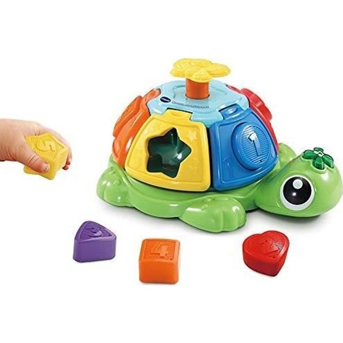 Forme à trier et à agencer - VTECH BABY - Ma Tortue Tourni-Formes - Multicolore - Intérieur - Mixte