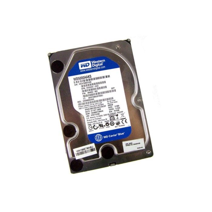Disque Dur 500Go SATA 3.5 WD Caviar Blue WD5000AAKS 7200