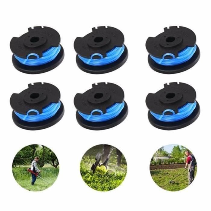 YAPEEN Ersatzspulen Für Ryobi Unkrautfresser – 12 Spulen + 2 Kappen, 3,4 M, 0,2 Cm Schnur
