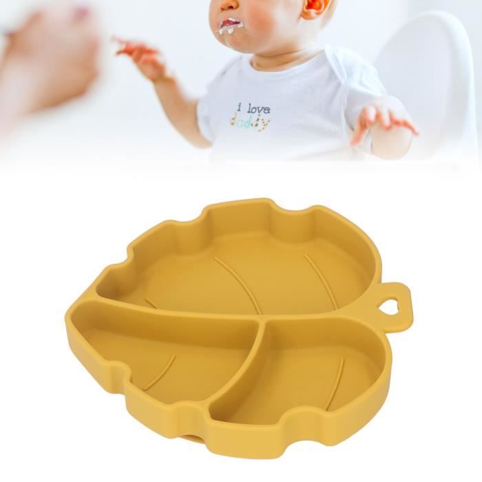 Assiette Divisée Dinosaure Pour Bébé Avec Cuillères Et Fourchettes - Idéale Diversification Alimentaire Et Auto-Alimentation