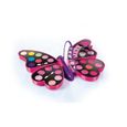 Coffret Maquillage Papillon - Clementoni - Crazy Chic - Fards à paupières, brillants à lèvres et vernis à ongles-1