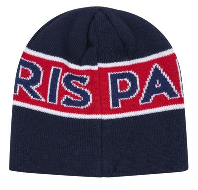 Bonnet PSG Officiel Enfant - Collection Paris Saint Germain, 100% Acrylique, Taille Enfant - 3