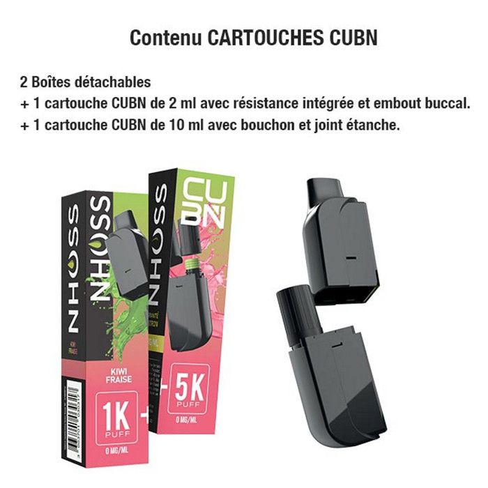 Cartouche de e-liquide CUBN - Classique Blond - 20mg de nicotine -  Cdiscount Au quotidien