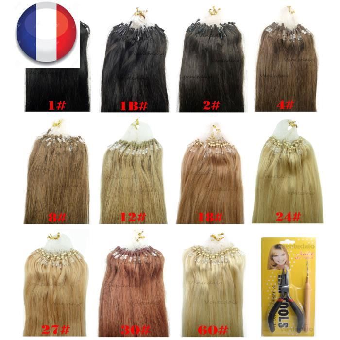 Extension Loops : Echantillon 1€ - Pose à Froid - Extens Hair - Foto 11