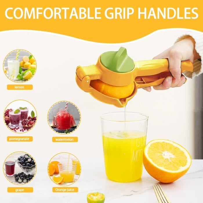 Presse-citron Manuel En Inox - Pour Citrons, Oranges, Limes - Grande Capacité, Facile à Utiliser Et Durable