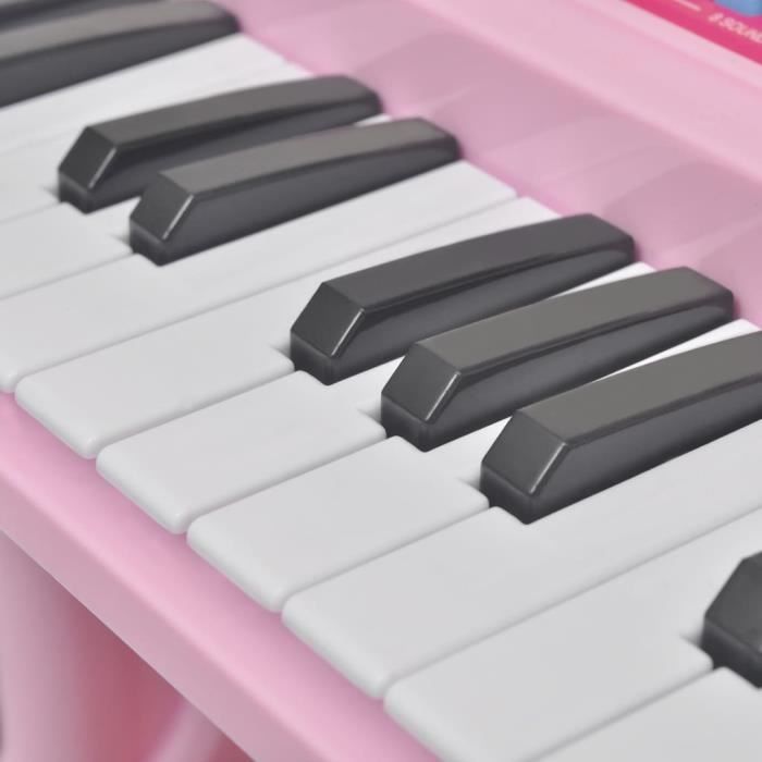 LEXLIFE Piano Jouet d'enfants Clavier avec 37 Touches, tabouret et