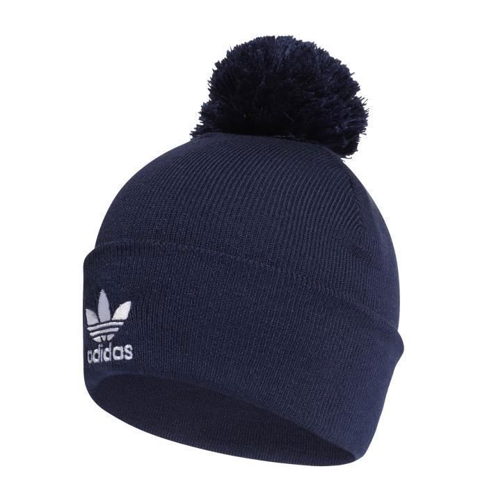 Bonnet adidas Originals Adicolor Bobble Bleu marine - Cdiscount