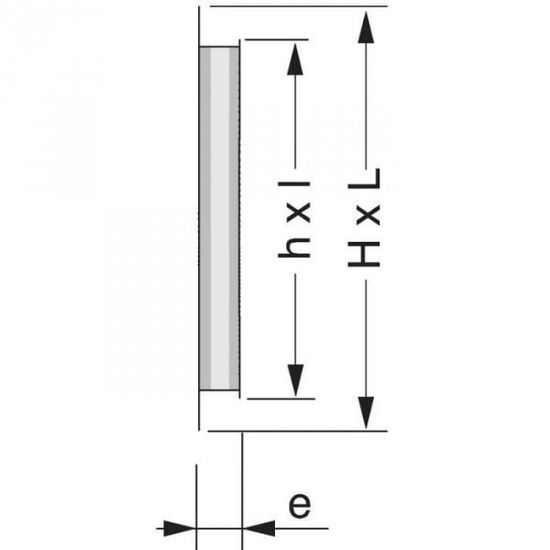 Grille du0027aération blanche - 120 x 299 mm - Avec moustiquaire 