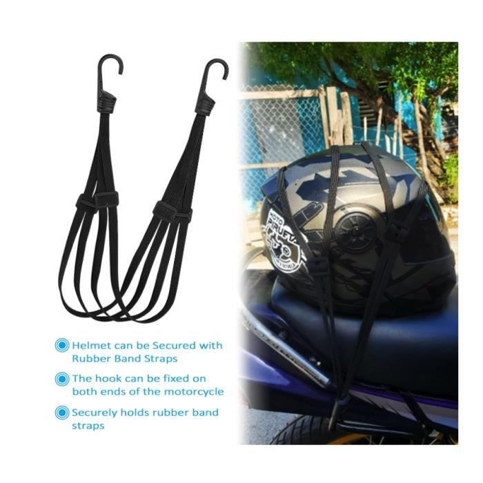 Tendeurs Elastique Avec Crochets, 4 Pièces Étendeur Sangle Bagage Réglables, Sangle Élastique