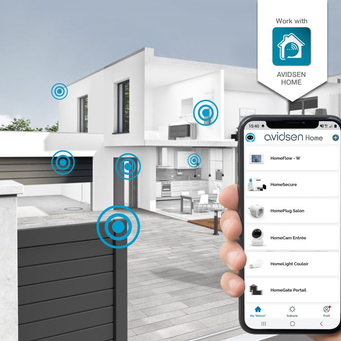 Caméra IP WiFi extérieure motorisée Avidsen WR360 - 1080p- Avidsen427