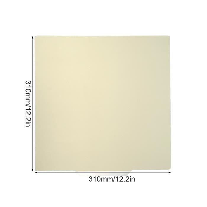 EBTOOLS Tôle D'acier à Ressort PEI Plaque D'acier à Ressort En Feuille