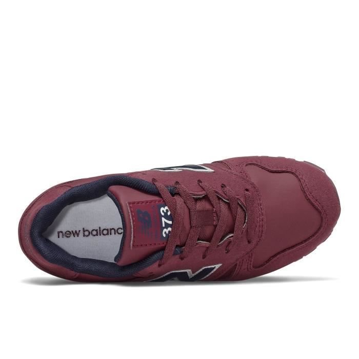 New balance 373 burgundy junior sale