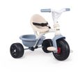 SMOBY - Tricycle évolutif pour bébé Be Fun Confort - Structure métal - Bleu-3