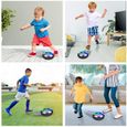 Air Power Football,Jouet Enfant Ballon de Foot avec LED Lumière Hover Soccer Ball Jeux de Foot Cadeau d'anniversaire Garçons Filles-3