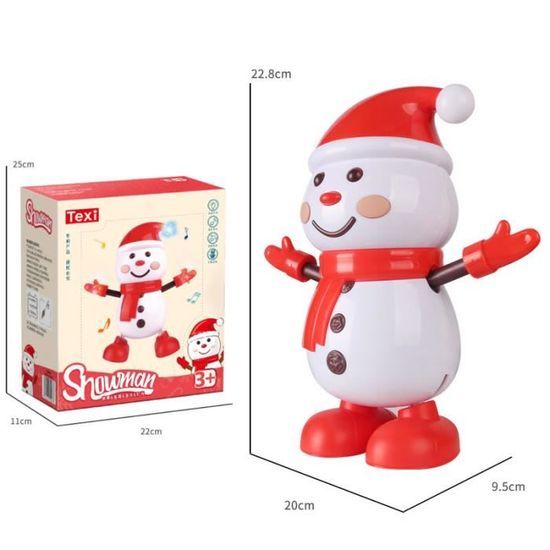 Lot De 6 Jouets à Remonter Noël - Bonhomme Neige Père Noël Renne Sapin Pingouin