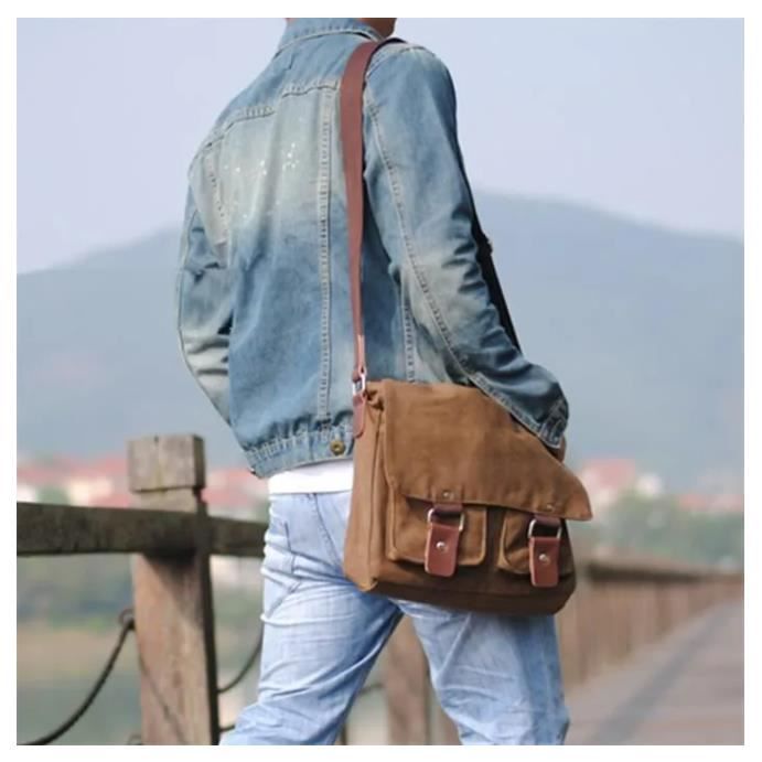 Sac besace en sales toile pour femme