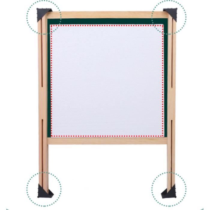 Tableau Enfant 4 En 1 COSTWAY - Tableau Noir/Magnétique + Rouleau Papier - Chevalet Réglable Avec Chaise - À Partir De 3 Ans
