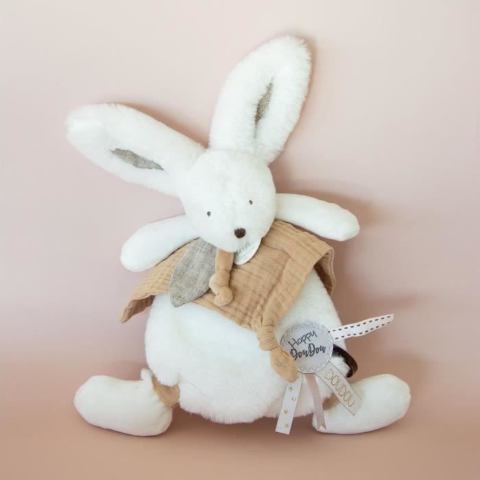 Doudou et compagnie collection Nature doudou lapin blanc