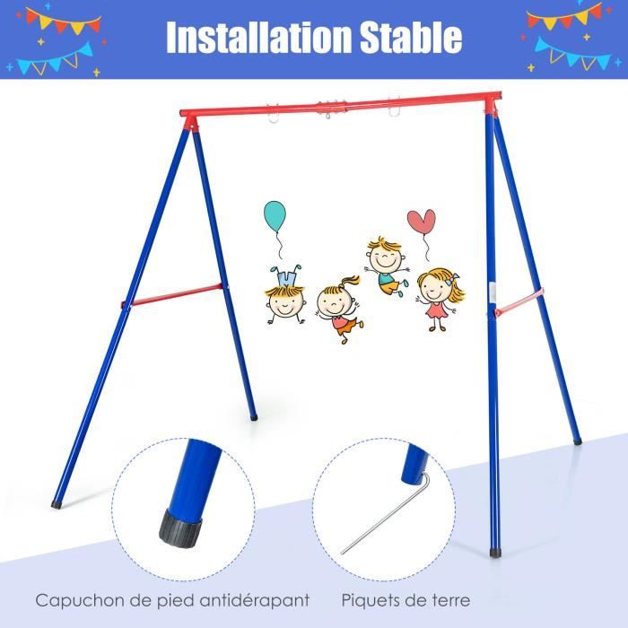 Portiqu balançoir xtriur, cadr support d nid d'oisaux pour Portiqu balançoir xtriur, cadr support d nid d'oisaux pour