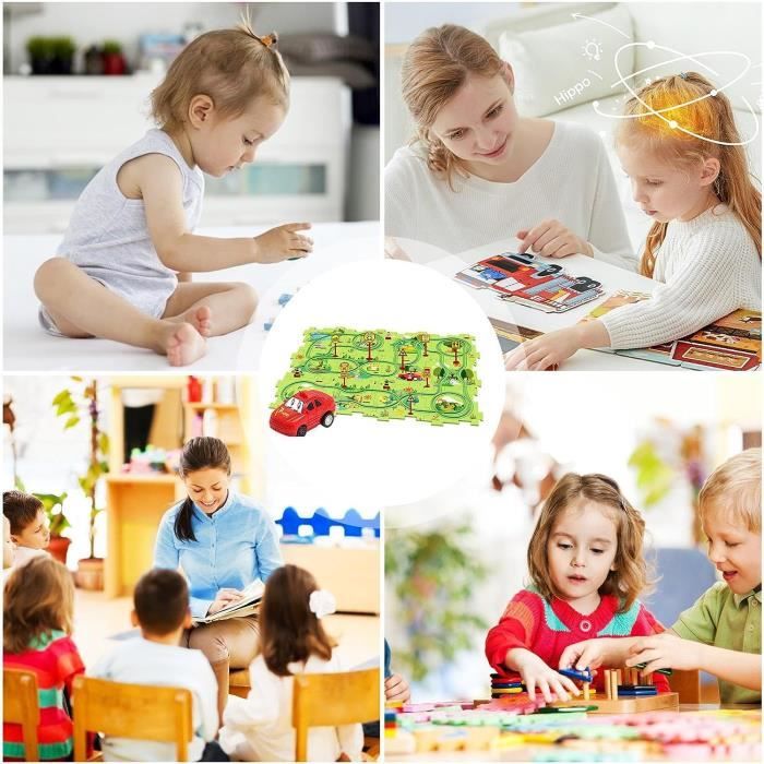 Jouets ducatifs pour Vhicules Piles Montessori Jouets Enfant