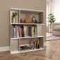 Bibliotheque Separateur De Piece Blanc Etagere De Rangement Meuble Etagere Et Sonoma 80x24x96 Cm Achat Vente Bibliotheque Bibliotheque Separateur De Cdiscount