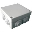 Boîte de dérivation carrée - 100x100x50 mm-0