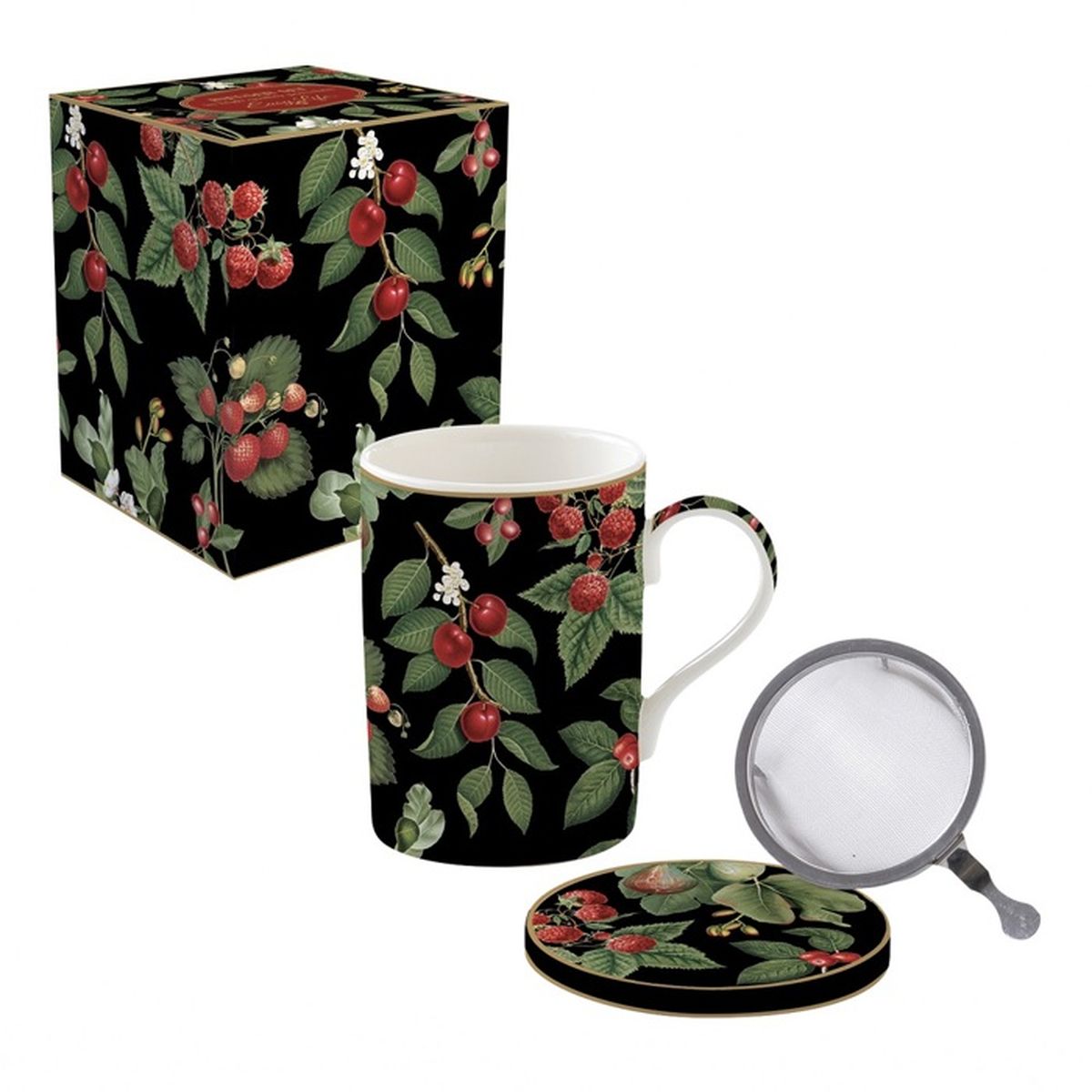 Ensemble Pot à Lait Et Sucrier En Porcelaine 150 Ml + 150 Ml ROSES