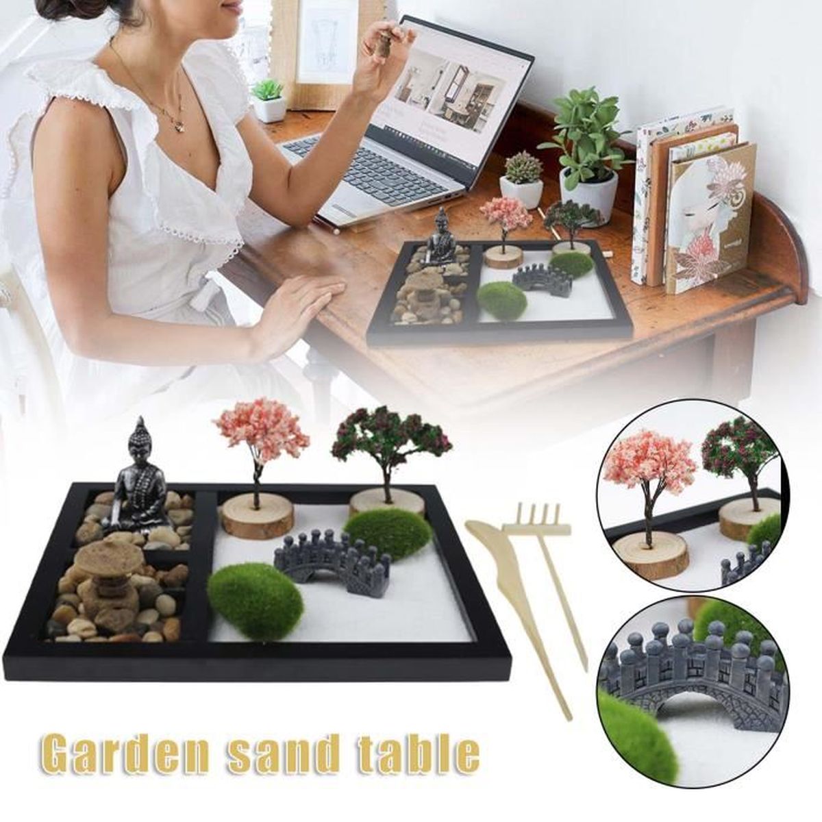 Kit De Jardin De Sable Zen Ornement De Paysage Micro Creatif Gadgets De Decompression Pour Le Bureau Du Salon A La Maison Cdiscount Maison Kit De Jardin De Sable Zen Ornement De Paysage Micro Creatif Gadgets De Decompression Pour Le Bureau Du Salon A La Maison Cdiscount Maison