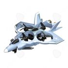 PASSIONOVA C Avion télécommandé 24,1x31,6x8cm avion de chasse à détection de gravité 360 spin aerial toy rc plane bleu aviation a construire