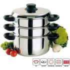 BAUMALU Combiné vapeur en inox 3 corps - 20 cm