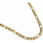 JUST MY BRAND Chaine homme or plaqué, maille figaro