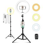 ITSHINY LED Ring Light avec Trepied, Anneau Lumineux 10, Selfie Ring Light avec Telecommande Wireless pour Maquillage, Youtube, TikTok