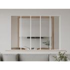 VENTE-UNIQUE Verrière atelier en aluminium thermolaqué - 150x105 cm - Blanc - BAYVIEW