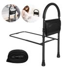 XMTECH Barrière de lit pour personnes âgées Barrière de Lit Pliable Cadre de Support D'assistance avec Sangle fixe