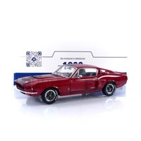 Voiture Miniature de Collection - SOLIDO 1/18 - SHELBY GT500 - 1967 - Red - 1802909